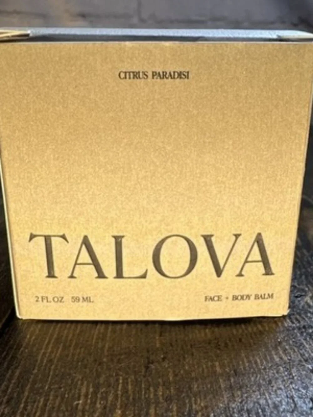 Talova Face & Body Balm - Beef Tallow Moisturizer for Dry Cracked Sensitive Skin
